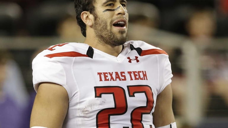 Texas Tech tight end Jace Amaro during warms up before...