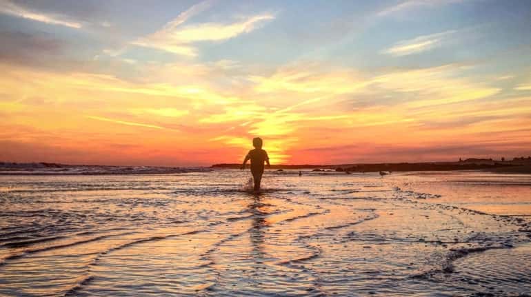 Brendan Walsh chasing a September Long Beach sunset.