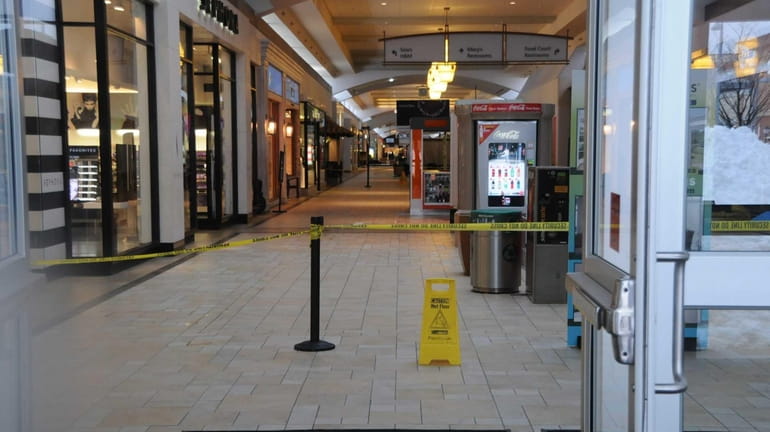 View of the closed Smith Haven Mall in Lake Grove...