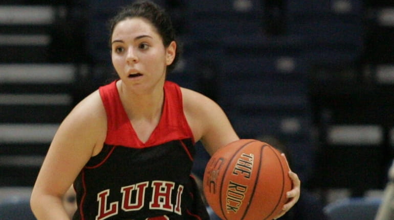 Long Island Lutheran's Christina Raiti dribbles during their game with...