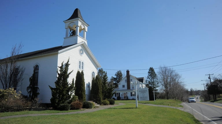 The Baiting Hollow Church on South Avenue in Baiting Hollow