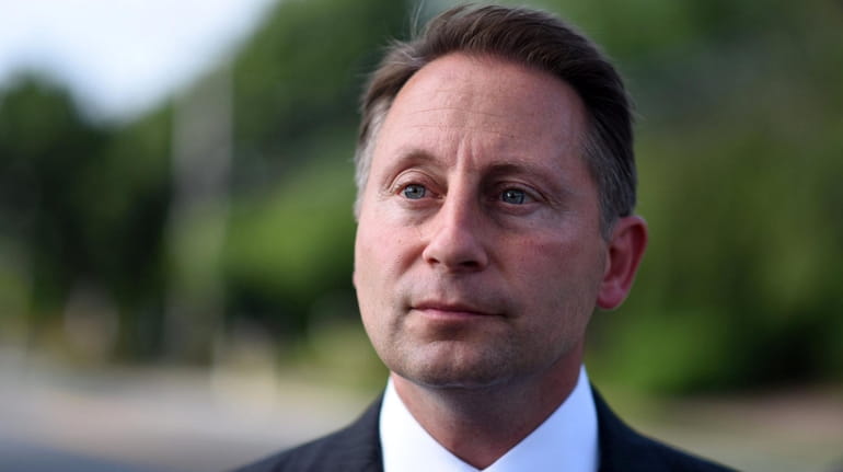 Westchester County Executive Rob Astorino is seen near the grounds...