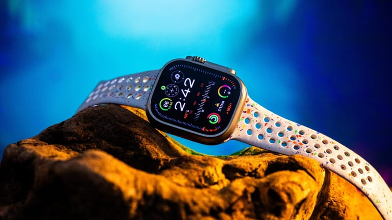 Apple Watch Ultra 2 has a tough titanium construction and an...