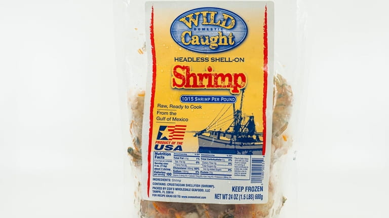 Wild caught shrimp is among the seafood sold frozen at...