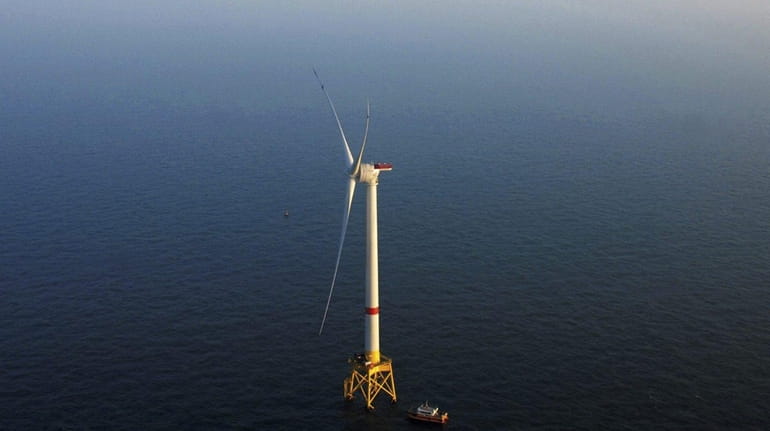 An Alstom turbine that Deepwater Wind is using for its...