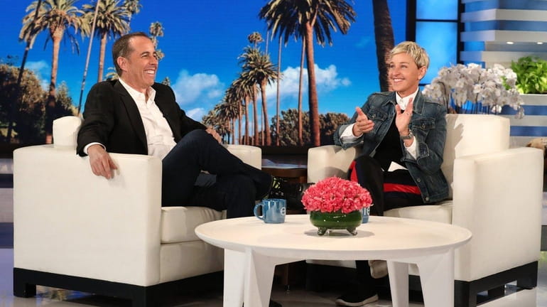 Jerry Seinfeld talks to Ellen DeGeneres on Tuesday, Feb. 13,...