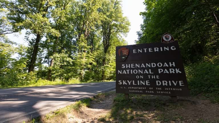 Visitors can explore Skyline Drive and hundreds of miles of...