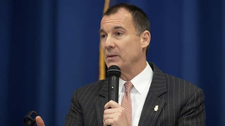 Rep. Tom Suozzi at the Jewish Community Relations Council of...