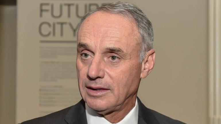 MLB commissioner Rob Manfred at the Museum of the City...