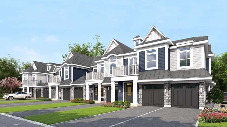 A rendering from the developers' earlier application for a proposed residential...