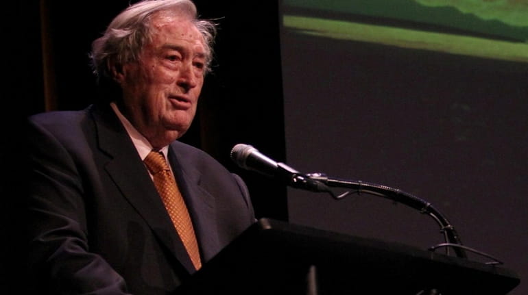 Richard Leakey, paleoanthropologist, politician, explorer and environmentalist, gives a lecture...