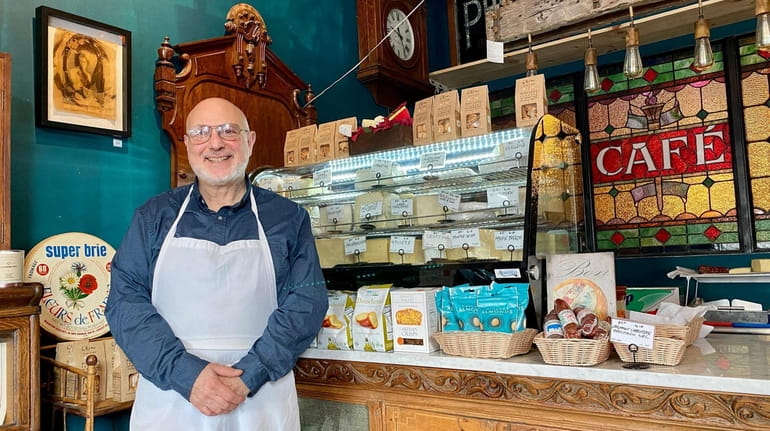 Patrick Ambrosio, the proprietor of The Town Cheesemonger in Huntington.