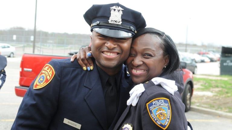 Eleanor Adjei-Burnett, chief of transit with the NYPD, is overjoyed...