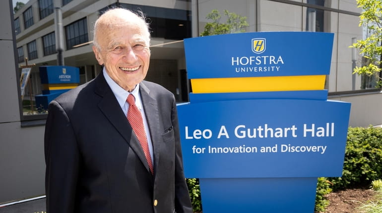 Hofstra University renamed its business school building to honor venture capitalist...