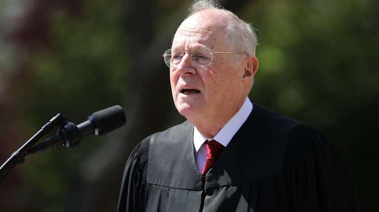 Supreme Court Justice Anthony Kennedy, seen here on Wednesday, will...