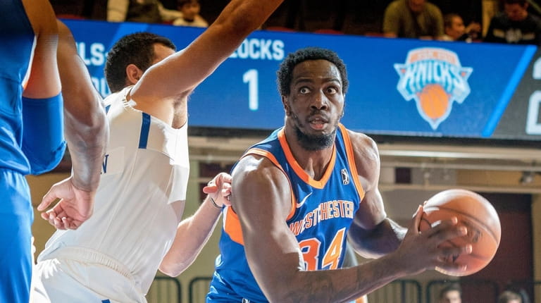 Action photos of Jameel Warney, 34, playing for the Westchester...