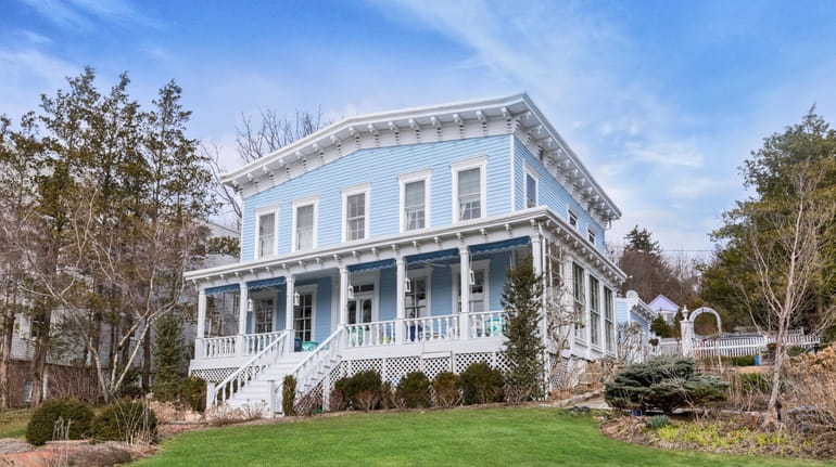 This Northport Victorian overlooks Northport Harbor.