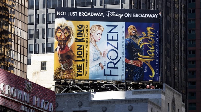 Of Disney's three Broadway shows, "Frozen" will not come back...