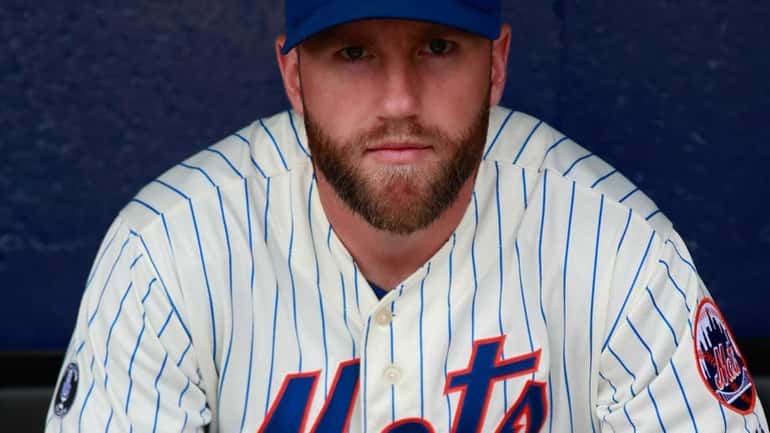 Eric Campbell of theMets poses for a portrait during spring...