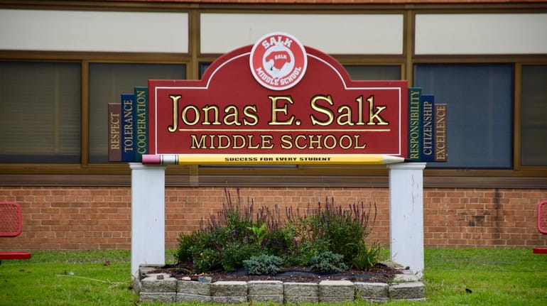 Jonas E. Salk Middle School in Levittown is among 84...
