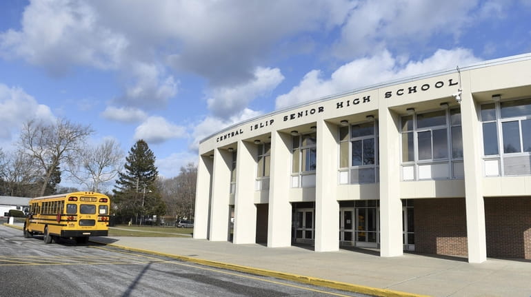 Central Islip Senior High School on Wednesday, Jan. 8, 2020.