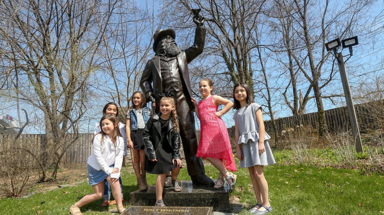 Third- and fourth-graders from Locust Valley Intermediate School who were winners...