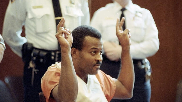 This Dec. 9, 1994 photo shows LIRR gunman Colin Ferguson,...