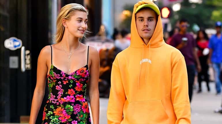 Hailey Baldwin and Justin Bieber seen on the streets of...