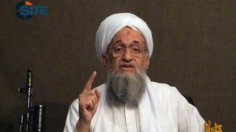 This image provided by SITE Intelligence Group shows Ayman al-Zawahiri...