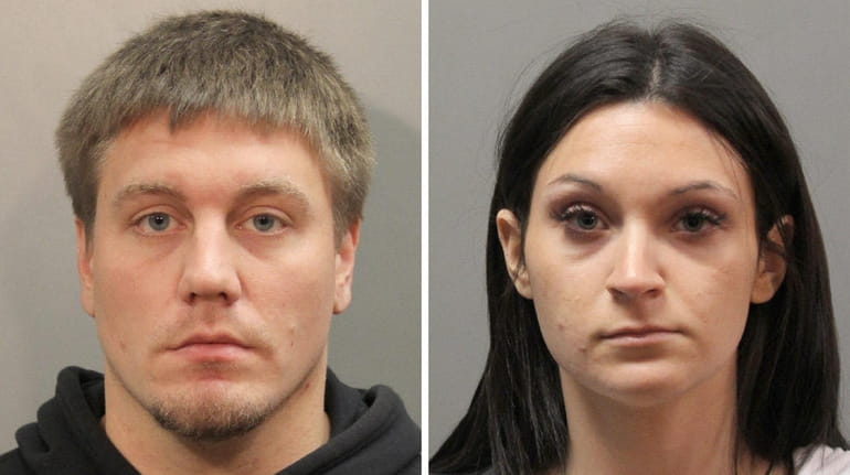 Law enforcement officials arrested Ralph Keppler, left, and Francesca Kiel,...