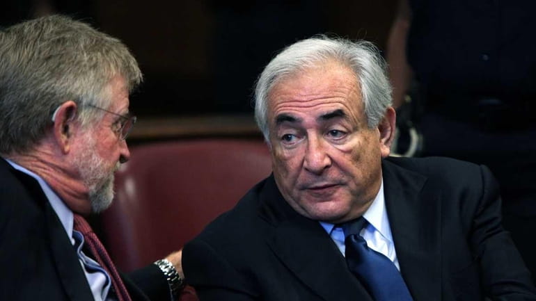 Former head of the International Monetary Fund (IMF), Dominique Strauss-Kahn,...