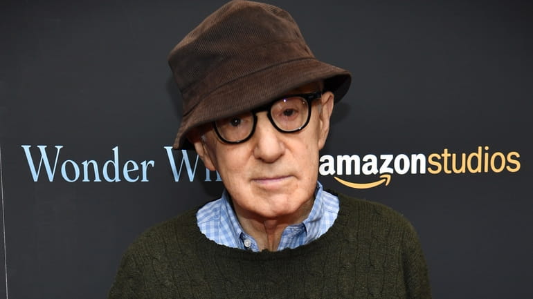 Woody Allen spoke Tuesday with actor Alec Baldwin during an...