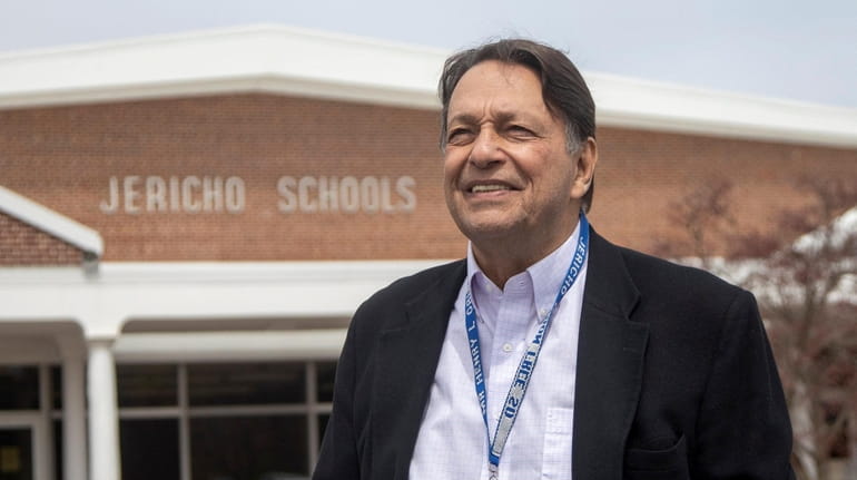 Jericho schools Superintendent Hank Grishman, seen in Jericho on April...