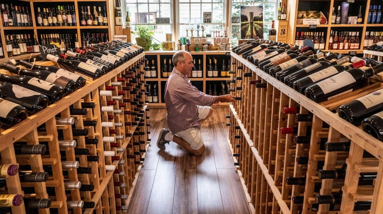 George Eldi, owner of Wines by Nature in Wading River.