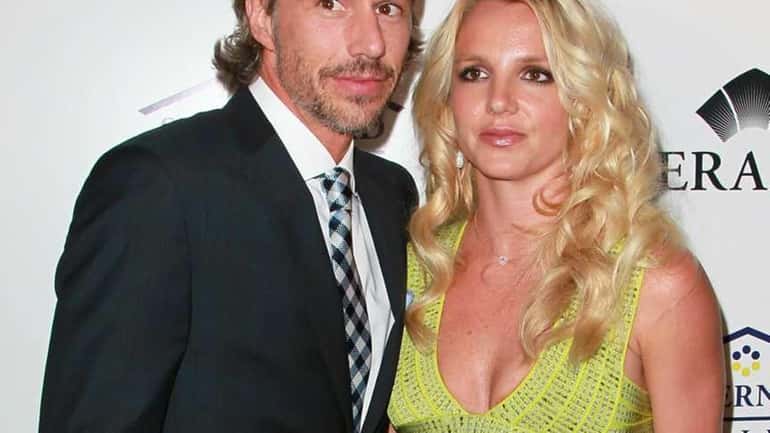 Recording artist Britney Spears and agent Jason Trawick attend An...