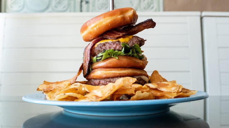 The Inferno burger is among the offerings at Prohibition Kitchen...