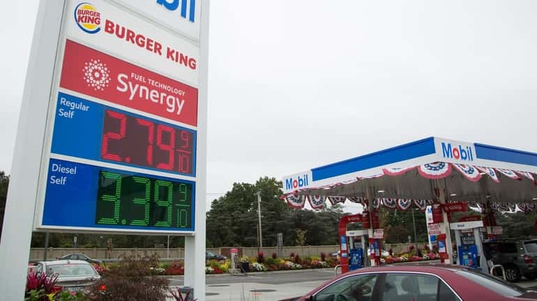 Gasoline prices are ticking up on Long Island, contributing to...