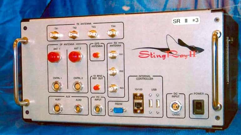 The StingRay II, a cellular site simulator used for surveillance...
