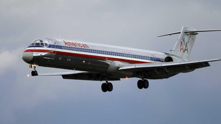In this Oct. 29, 2010 photo, an American Airlines jet...