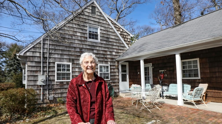 Violet Palermo Mandracchia, 93, at home in Stony Brook.