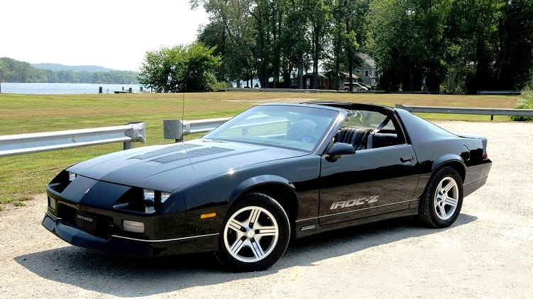 This 1985 Chevrolet Camaro IROC-Z owned by Rachel Boley features...
