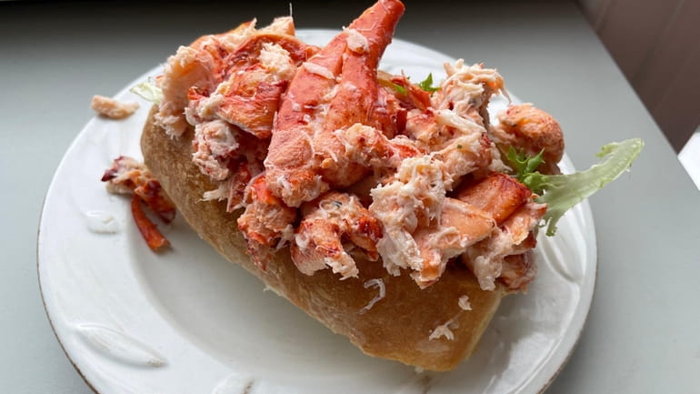 The lobster roll at Panera Bread, available for a limited...