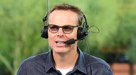 Colin Cowherd on the set of "The Herd with Colin...