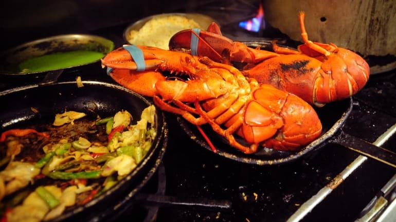 Photos of Lobster night at Nicholas James Bistro in Merrick...