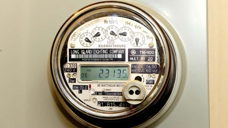 LIPA electric meter (Sept. 28, 2009)