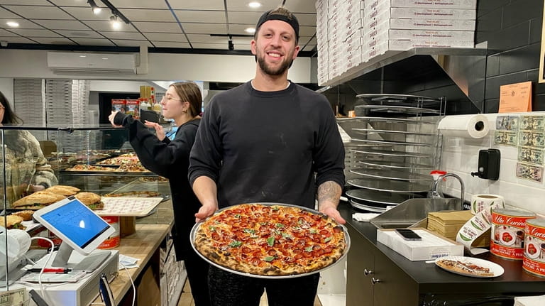 Dario Carosi is chef-partner at Dario's Pizza in West Hempstead.