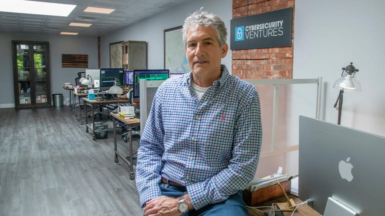 Steve Morgan, founder of the Northport-based Cybersecurity Ventures, a provider of...