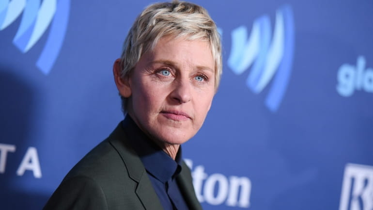 Ellen DeGeneres has posted a social-media video of raging floodwaters by...