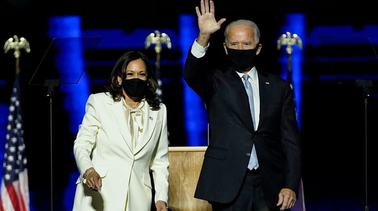 President-elect Joe Biden and Vice President-elect Kamala Harris deliver remarks...