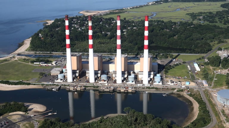 The LIPA Power Plant in Northport is shown in this...